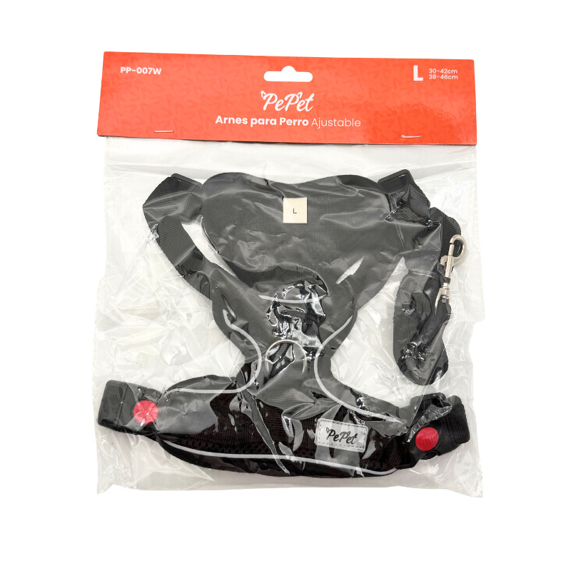 Adjustable Dog Harness Size L | 30-42cm / 38-46cm Pepet®