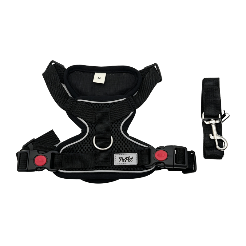 Arnés Ajustable para Perro Talla M | 24-34cm / 34-40cm Pepet®