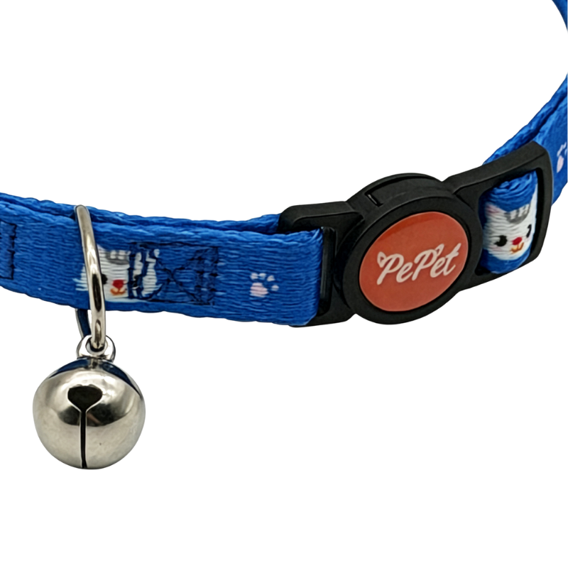 Collar Ligero con Campana Ajustable para Gato Pepet®