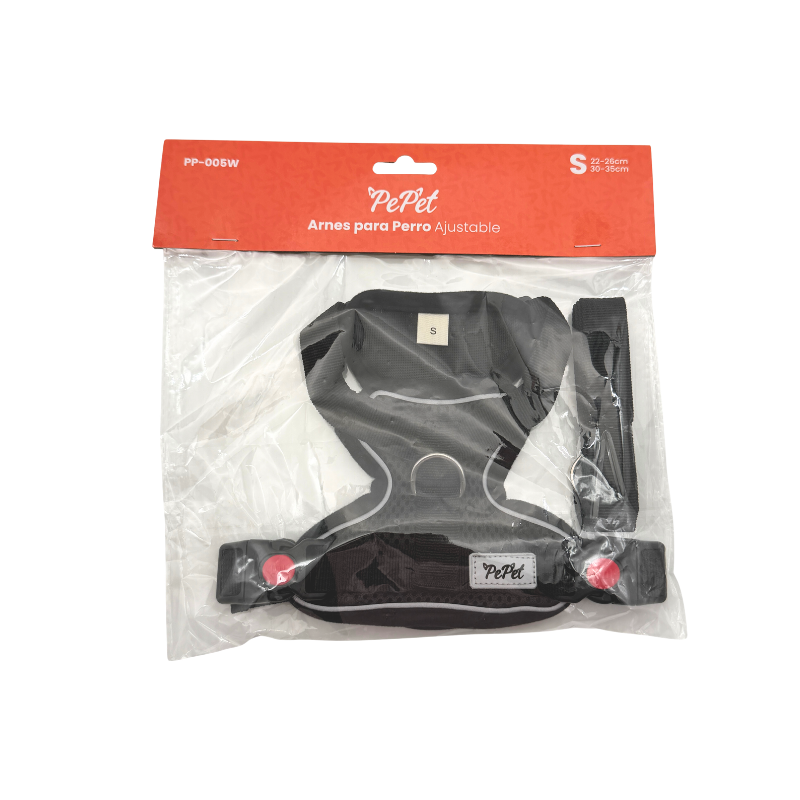 Arnés Ajustable para Perro Talla S | 22-26cm / 30-35cm Pepet®